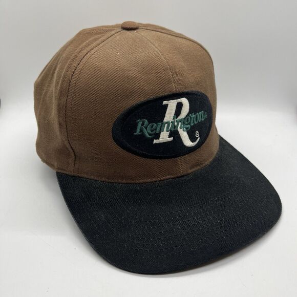 Remington Headwear Brown Black Adjustable Baseball Hat Cap Hunting - Picture 1 of 6